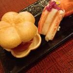 蓬左茶寮 - 【強肴】松葉蟹とトマトの最中