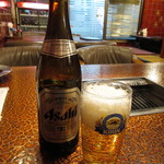 肉の米内 - 瓶ビール(中瓶) 620円　(2016.12)