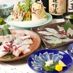 ふぐ料理・季節料理・よし川 - 料理写真:ふぐコース￥４６００