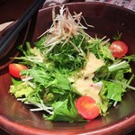 生姜とりんごのドレッシングサラダ