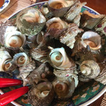 魚山人 - これまた大量のサザエの壺焼き(^^)