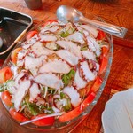 魚山人 - 定番のタコサラダ(^^)