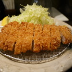 産直青魚専門 御厨 - 美明豚ロースカツ定食 1200円。