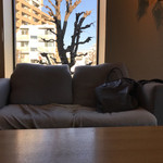 スターバックス・コーヒー - 2017/01 ２階の唯一のくつろげるソファ席