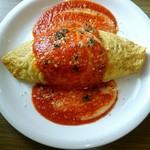 たまごのじかん - 「トマトソースとモッツァレラチーズのオムライス」