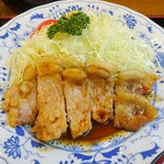 すゞ家 - 生姜焼定食(アップ)