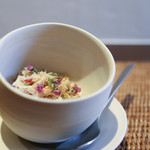 かわ村 - 2017年1月再訪：antipasto 毛蟹と里芋のスフォルマート アグロドルチェソース☆