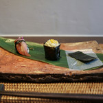 かわ村 - 2017年1月再訪：antipasto わたり蟹と甘海老の握りゾット☆