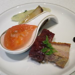 中国飯店 富麗華 - 鮑入り前菜盛り合わせ