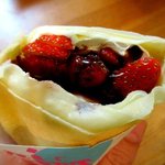 クレープハウス ピーナッツ - テイクアウトでも生地は美味し！