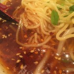 老四川 - 酢辣小麺のスープ