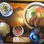 お食事処かとう - ヒレカツ定食(1000円)(2016/09/07)
