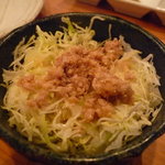 錦家 - ☆キャベツの千切りと鶏そぼろですね!(^^)!☆