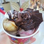 サーティワンアイスクリーム - クリスマスショコラ(ラズベリーフロマージュ・カプチーノビスコッティ)
