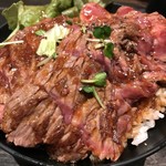 レッドロック - 【2017.1.19】ステーキ丼 大 ¥1250