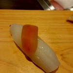 鮨 和さび - ヤリイカ×カラスミ