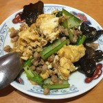 華香楼 - 小皿　きくらげと卵炒め