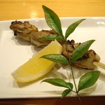 塩竈 すし哲 - 牡蠣焼き