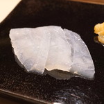 日本橋蛎殻町 すぎた - かわはぎ　肝醤油と共に