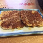 桐のや水産 - ハムカツ。この薄さがイイ