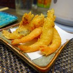 鮮魚 菜菜魚魚 - 芝エビの天ぷら　300円