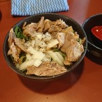 らーめん 豚鬼 - 豚鬼飯250円