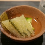 ぎをん 遠藤 - お通し（子持ち昆布）