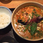 つけ蕎麦安土 - あぶりチーズカレーそば 950円(税込)