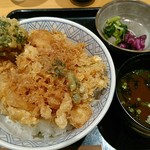 銀座 ハゲ天 - かき揚げ天丼