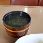 喫茶オリビア - 味噌汁です。