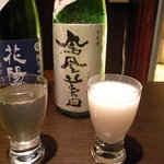 庫裏 - 花陽浴あらしばり（埼玉）、鳳凰美田にごり新酒（栃木）