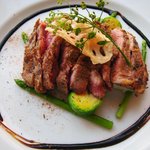 ガーデン＆クラフツ カフェ - ('10/12)仔牛のフランクステーキ　ボリュームたっぷりです