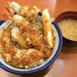 天丼てんや - えび野菜天丼 590円