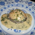 銀座うかい亭 - 鮑岩塩蒸し