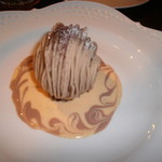 銀座うかい亭 - モンブラン