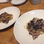 Santo Bevitore - 原木椎茸と和牛の煮込みタリアテッレ