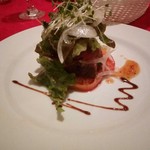 P's レストラン - 中菜、牛ランプとグリル野菜