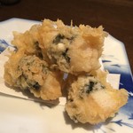 新料理 都留野 - 都留野(貝柱磯辺揚げ)