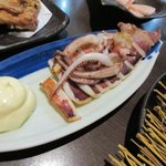 月のダイニング うさぎ - 烏賊の丸焼き2017.01.25