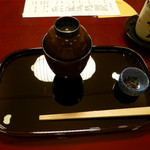 渡風亭 - 甘味：あわ汁粉