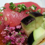 おおたに - まぐろのお造り　とろみ醤油で