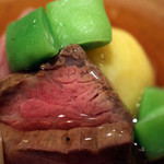 おおたに - ローストビーフと秋野菜の煮物