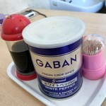 黄金 - 2017年1月　卓上の薬味たち