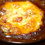 San Choumeno Kareyasan - トロけるチーズをのせてオーブンで焼いて仕上げ