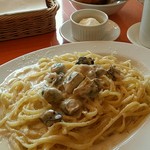 トラットリア グランボッカ - 【2017年1月ランチ】広島県産 牡蠣のクリームソース大盛り：1,450円 