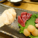 炭火焼鳥 いこか - お造り盛り合わせ①