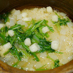 研覃 ほりべ - （撮影 20170107）新年会で訪問。祗園にあったときにも訪れていますが、変わらずに美味しい。この日の〆は七草粥でした。