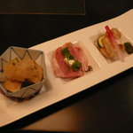 Shunsai Shubou Ichinoki - 豚しゃぶコース(3500円)～前菜　※内容は変わることがあります