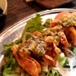 だいにんぐ とっ鶏 - 茶美豚の揚げ餃子