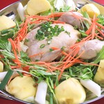 Hom Ba Kan Koku Ryouri Chi-Zu Dakkarubi Sen Daigyuu Ishiyakiniku Gyuutan Nabe Hansaran - 